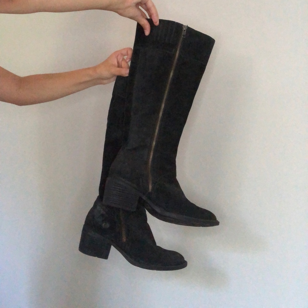 COPY - Borne suede riding boots